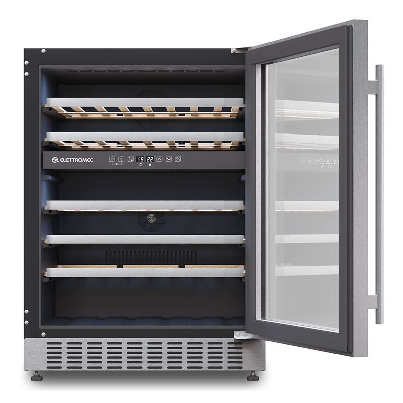 Adega-Elettromec-45-Garrafas-Inox-110V-CV-2BI-45-XV-1ATB-Cook-Eletroraro--5-