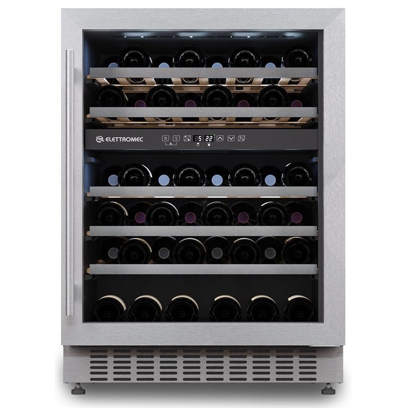 Adega-Elettromec-45-Garrafas-Inox-110V-CV-2BI-45-XV-1ATB-Cook-Eletroraro--2-