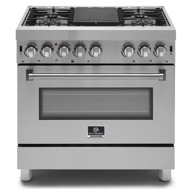 Fogao-Elettromec-Freestanding-5Q-Forno-a-Gas-116L-Inox-90cm-220V-FGG-5Q-90-XP-2GMA-Cook-Eletroraro