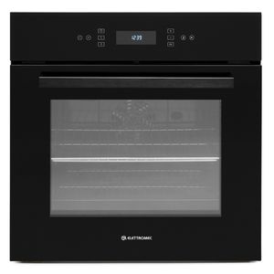 Forno Elétrico ElettromecVetro Multifunções Digital 67L 60cm Vidro Preto 220V FM-DG-60-VT-2TNA