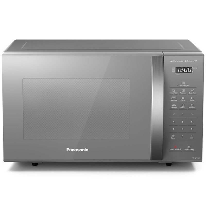 Microondas-Panasonic-Bancada-27L-Prata-220V-NN-ST55LMRUK-Cook-Eletroraro