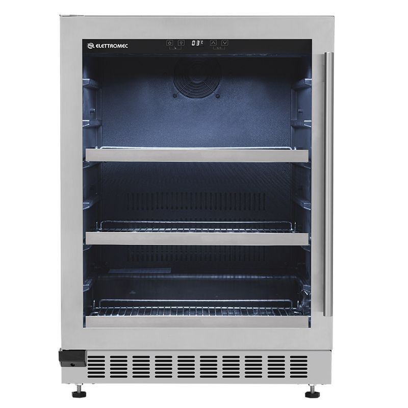 Cervejeira-Elettromec-135L-Esquerda-Inox-110V-BC-BI-135-XV-1ATF-Cook-Eletroraro
