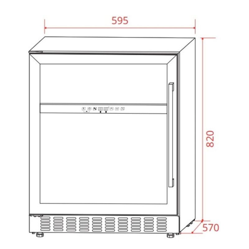 Cervejeira-Elettromec-135L-Esquerda-Inox-110V-BC-BI-135-XV-1ATF-Cook-Eletroraro--4-