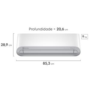 Ar-Condicionado Electrolux Split 9.000 BTUs Quente-Frio com Wi-Fi (YI09R/YE09R) 220V 2909IRBA206/2909ERBA206