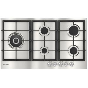Cooktop a Gás Elettromec Luce 5Q 90m Inox Bivolt CKG-5Q-90-LC-3ZEA