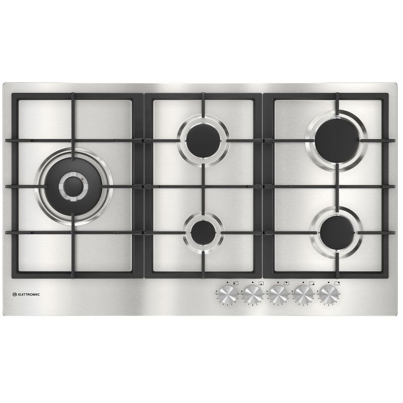 Cooktop-a-Gas-Elettromec-Luce-5-Queimadores-90Cm-Inox-Bivolt-CKG-5Q-90-LC-3ZEA-Cook-Eletroraro