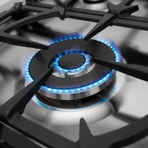 Cooktop a Gás Elettromec Sole 5Q 70cm Inox Bivolt CKG-5Q-70-SL-3TNC