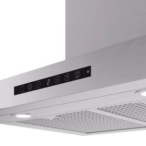 Coifa de Parde Elettromec Milano 60Cm Inox 220V CFP-MLN-60-XX-2ATA