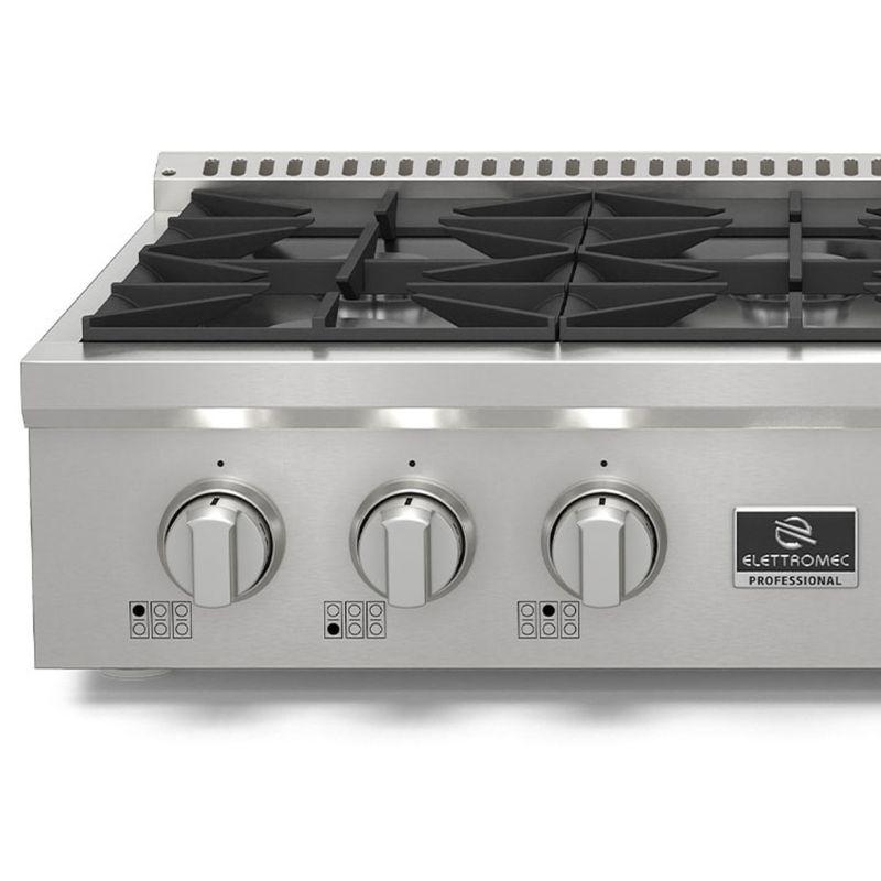 Rangetop-a-Gas-Elettromec-6-Queimadores-36-Polegadas-Inox-110V-RT-6Q-36-XP-1SGA-Cook-Eletroraro--2-