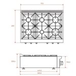 Rangetop-a-Gas-Elettromec-6-Queimadores-36-Polegadas-Inox-110V-RT-6Q-36-XP-1SGA-Cook-Eletroraro--5-
