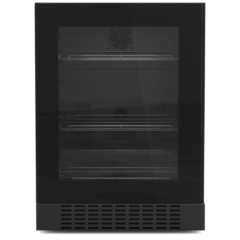 Cervejeira-Elettromec-Vetro-de-Embutir-144-Litros-Preto-220V-BC-BI-144-VT-2VPA-Cook-Eletroraro