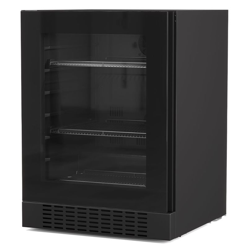 Cervejeira-Elettromec-Vetro-de-Embutir-144-Litros-Preto-220V-BC-BI-144-VT-2VPA-Cook-Eletroraro--2-