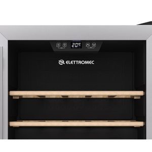 Adega Elettromec 14 Garrafas Inox 220V CV-1FS-14-XV-2ATA