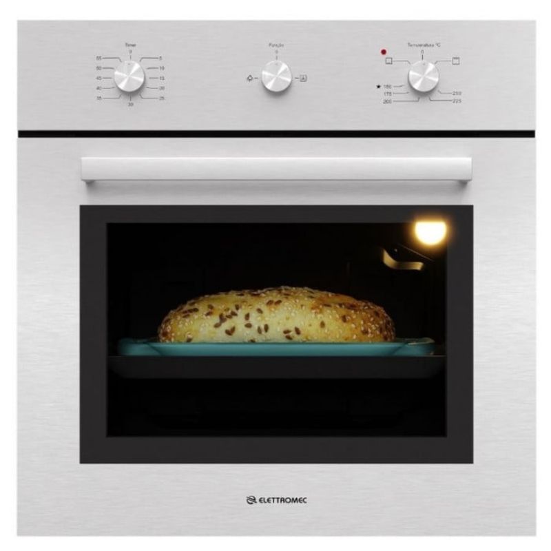 Forno-a-Gas-Elettromec-Luce-de-Embutir-68-Litros-Preto-Inox-220V-FG-AN-60-LC-2TNA-Cook-Eletroraro--6-