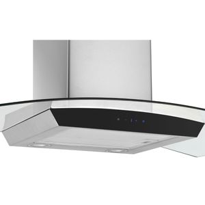 Coifa de Parede Suggar Esmeralda Touch Vidro Inox 90Cm 220V TP3092THIX