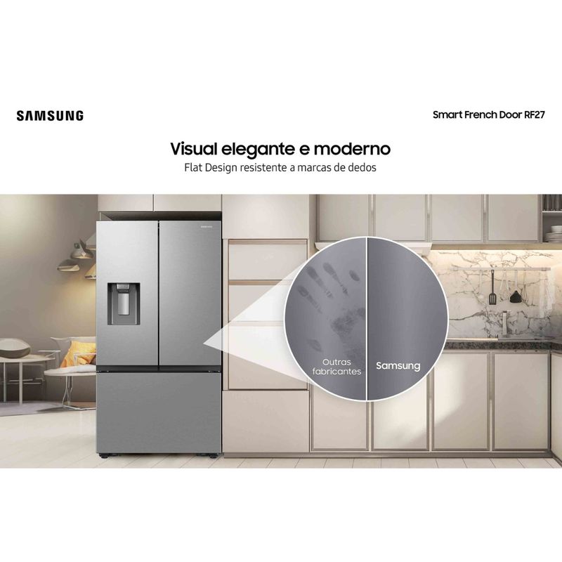 Refrigerador-Samsung-Smart-French-Door-3-Portas-576L-Inox-220V-RF27CG5410SRBZ-Cook-Eletroraro--8-