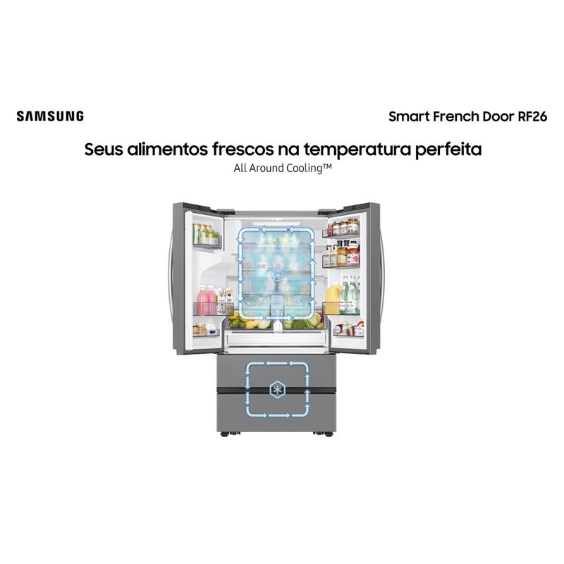 Refrigerador-Samsung-Smart-French-Door-4-Portas-550L-Inox-220V-RF26CG7400SRBZ-Cook-Eletroraro--7-