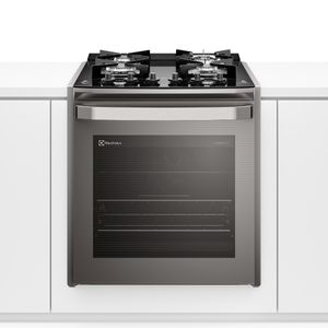 Fogão de Embutir Electrolux FE4EC PerfectCook360 Vaporbake 4Q Cinza 110V 33041FBA185