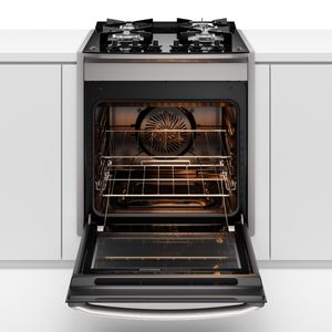 Fogão de Embutir Electrolux FE4EC PerfectCook360 Vaporbake 4Q Cinza 110V 33041FBA185
