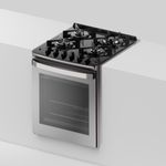 Fogao-Electrolux-FE4EC-de-Embutir-PerfectCook360-Vaporbake-4-Queimadores-Cinza-110V-33041FBA185-Cook-Eletroraro--3-