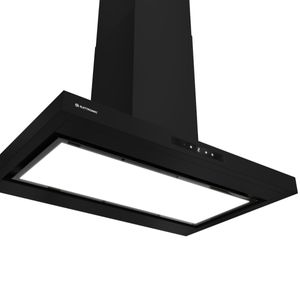 Coifa de Ilha Elettromec Adria Vetro Connect 90Cm Preto 220V CFI-ADR-90-VT-2ATA