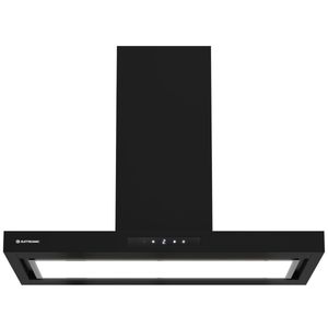 Coifa de Ilha Elettromec Adria Vetro Connect 90Cm Preto 220V CFI-ADR-90-VT-2ATA