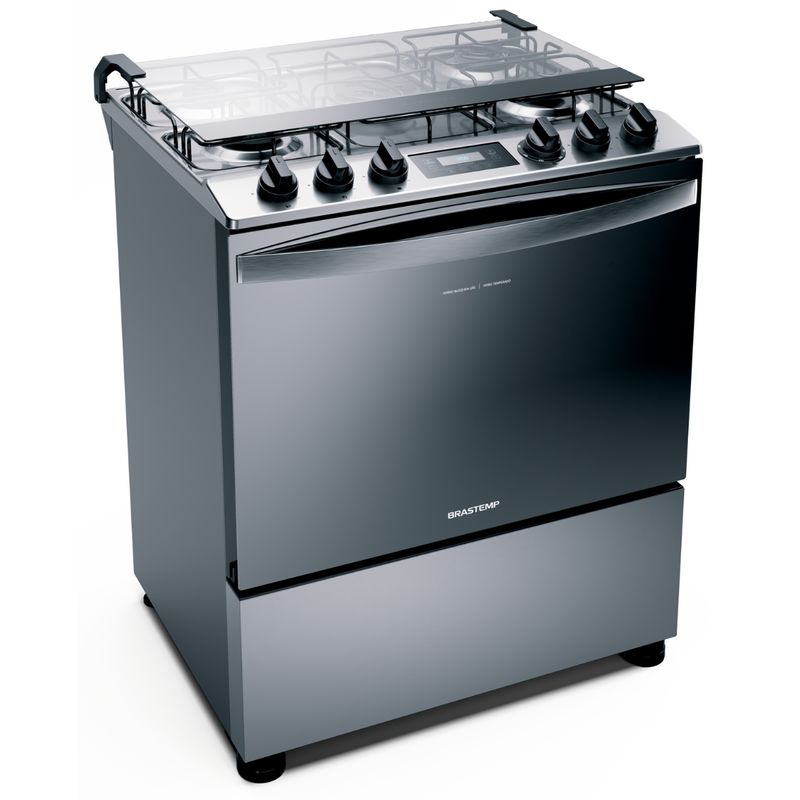 Fogao-Brastemp-Turbo-Chama-Touch-Autodesligamento-5-Queimadores-Inox-110V-BFS5GCRNNA-Cook-Eletroraro