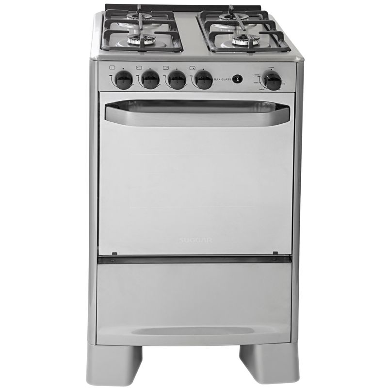 Fogao-Suggar-Select-4-Queimadores-Prata-Inox-Bivolt-FGISL410PRIX-Cook-Eletroraro
