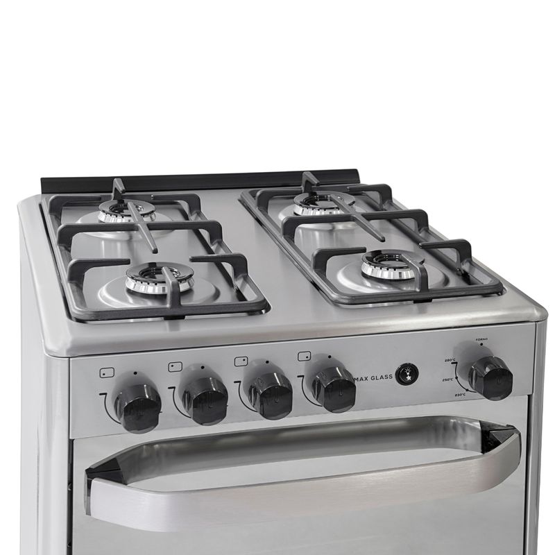 Fogao-Suggar-Select-4-Queimadores-Prata-Inox-Bivolt-FGISL410PRIX-Cook-Eletroraro--2-