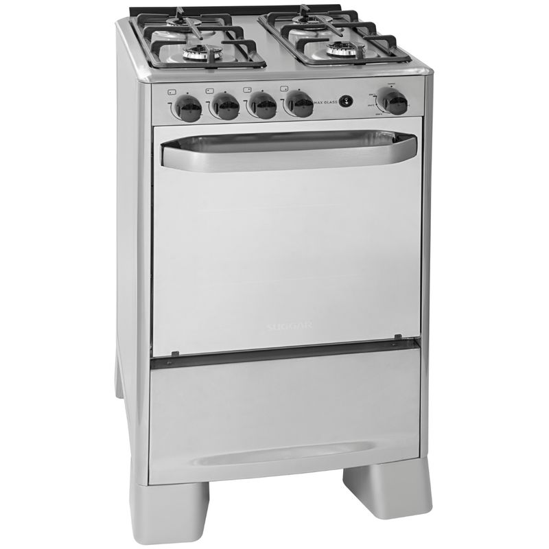 Fogao-Suggar-Select-4-Queimadores-Prata-Inox-Bivolt-FGISL410PRIX-Cook-Eletroraro--6-