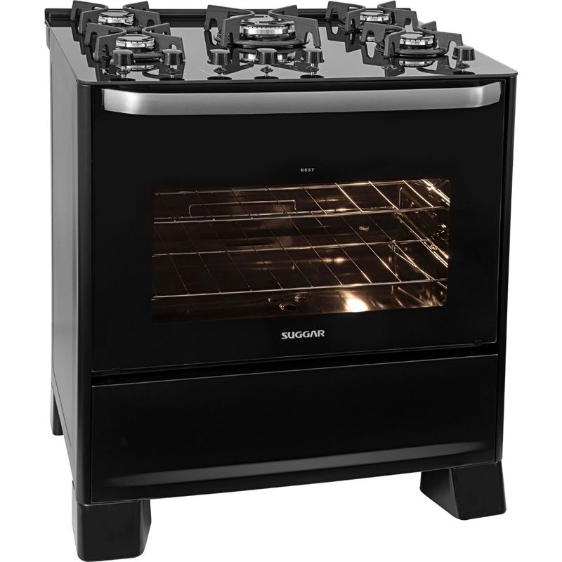 Fogao-Suggar-Best-Glass-5-Queimadores-Mesa-Vidro-Preto-Bivolt-FGVBG510PT-Cook-Eletroraro--4-