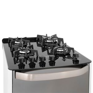 Fogão de Piso Suggar Master Grill 4Q Mesa Vidro Branco 110V FGVMTG411BR