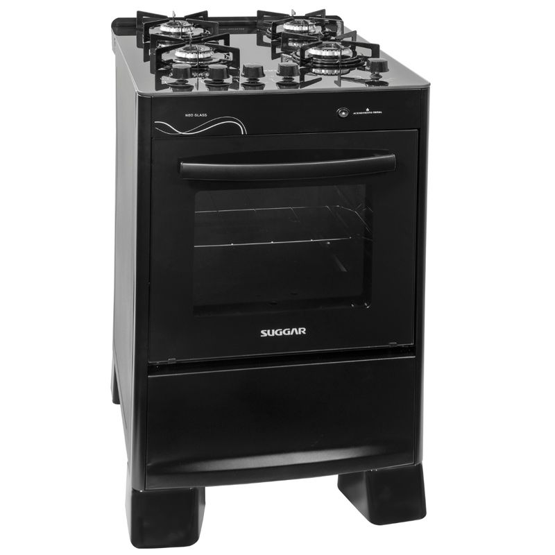 Fogao-Suggar-Neo-Glass-4-Queimadores-Mesa-Vidro-Preto-Bivolt-FGVNG410PT-Cook-Eletroraro--6-