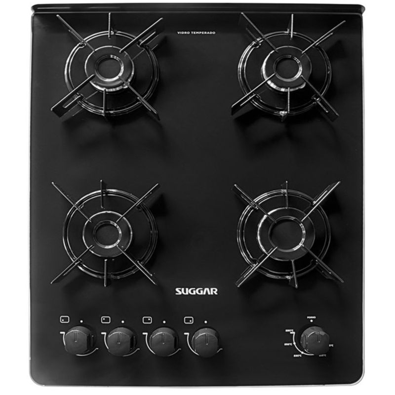 Fogao-Suggar-Neo-Glass-4-Queimadores-Mesa-Vidro-Prata-Inox-Bivolt-FGVNG410PRIX-Cook-Eletroraro--3-