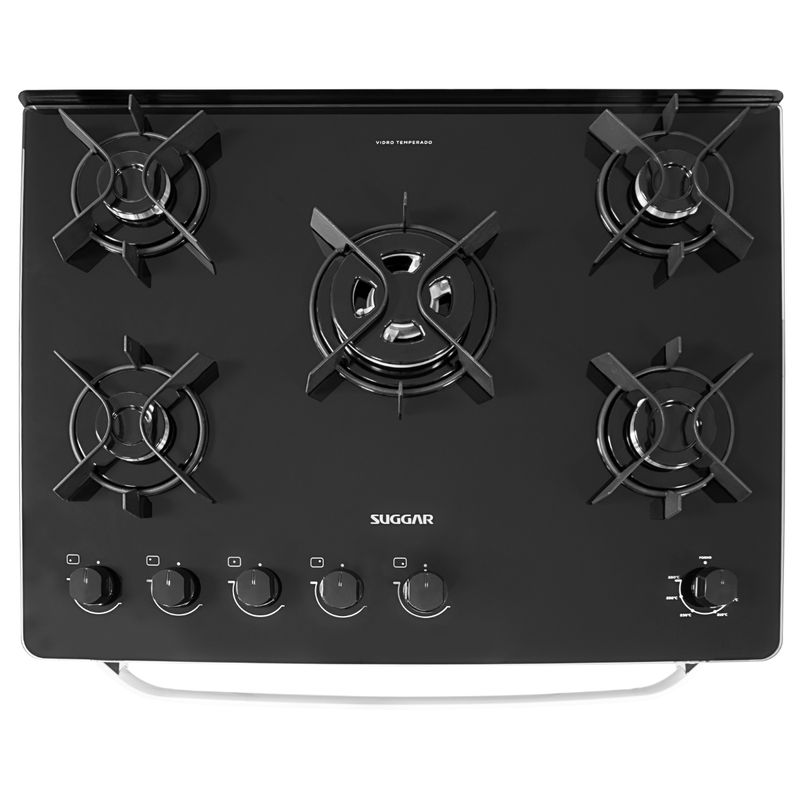 Fogao-Suggar-Max-Glass-5-Queimadores-Mesa-Vidro-Branco-Bivolt-FGVMG510BR-Cook-Eletroraro--3-