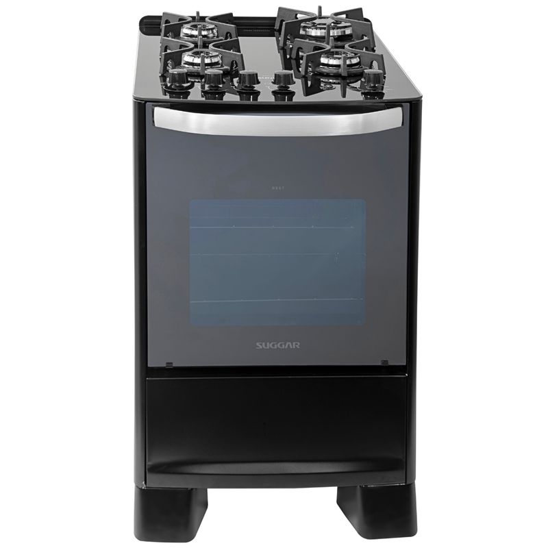 Fogao-Suggar-Master-Grill-4-Queimadores-Mesa-Vidro-Preto-220V-FGVMTG412PT-Cook-Eletroraro