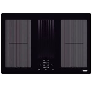 Cooktop de Indução Tramontina Duo 4EI 80 com Coifa Integrada 52cm Preto 220V 94754/220