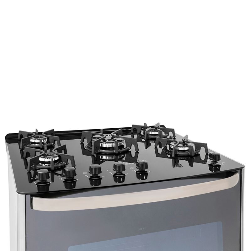 Fogao-Suggar-Master-Grill-5-Queimadores-Mesa-Vidro-Prata-Inox-220V-FGVMTG512PRIX-Cook-Eletroraro--6-