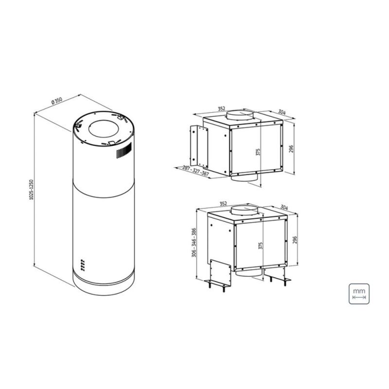 Coifa-de-Ilha-Tramontina-Tube-Split-35Cm-Inox-220V-94833_222-Cook-Eletroraro--5-
