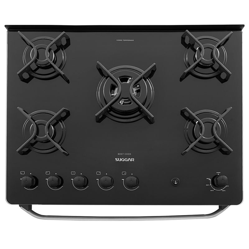 Fogao-Suggar-Best-Glass-5-Queimadores-Mesa-Vidro-Branco-Bivolt-FGVBG510BR-Cook-Eletroraro--6-