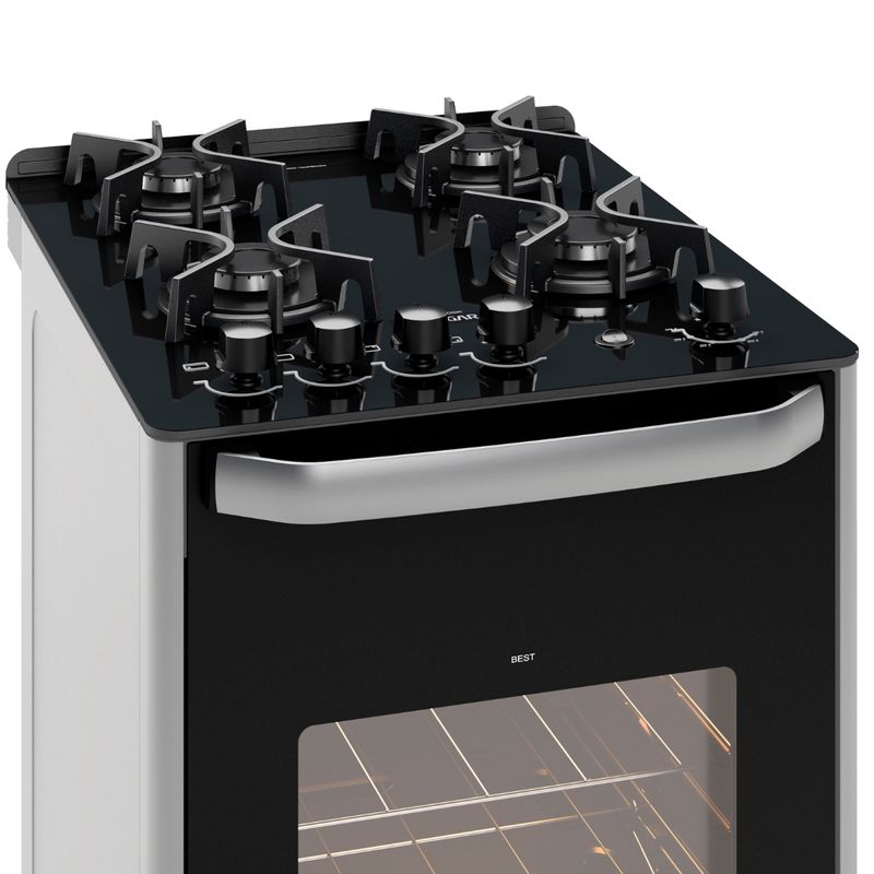 Fogao-Suggar-Best-Glass-4-Queimadores-Mesa-Vidro-Prata-Inox-Bivolt-FGVBG410PRIX-Cook-Eletroraro--4-
