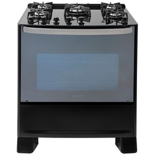 Fogão de Piso Suggar Master Grill 5Q Mesa Vidro Preto 220V FGVMTG512PT