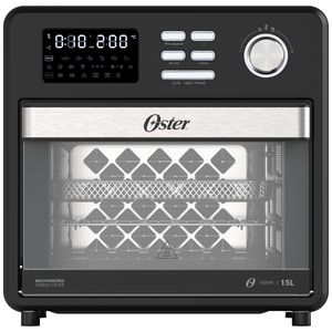 Forno Elétrico Oster Multifunção 10x1 Air Fryer Compact 15L Preto 110V OFOR160-127