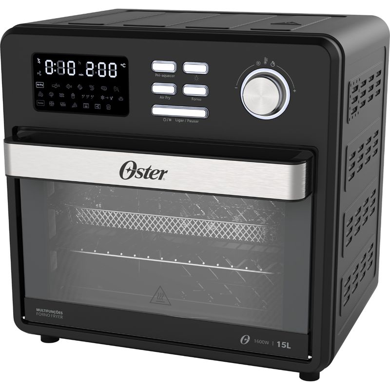 Forno-Eletrico-Oster-Multifuncao-10x1-Air-Fryer-Compact-15L-Preto-110V-OFOR160-127-Cook-Eletroraro--3-