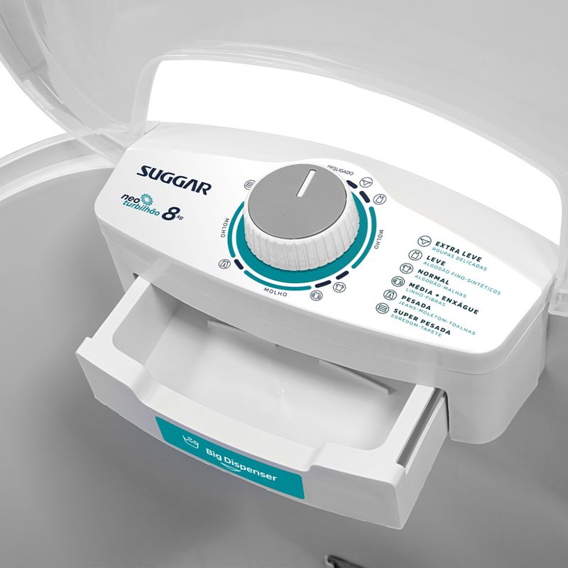 Lavadora-Suggar-Neo-Turbilhao-8Kg-Branca-110V-LE8001BR-Cook-Eletroraro--4-