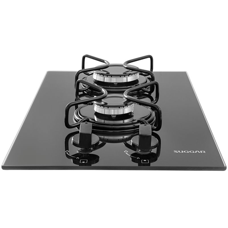 Cooktop-a-Gas-Suggar-2Q-Aco-Esmaltado-Vidro-Preto-Bivolt-FG2002AVP-Cook-Eletroraro--4-