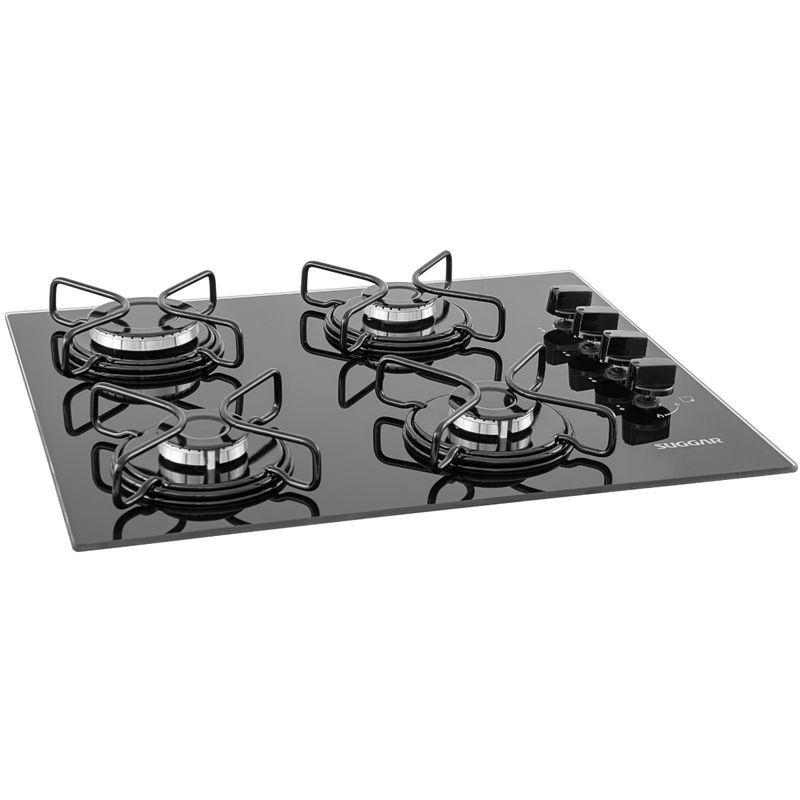 Cooktop-a-Gas-Suggar-4-Queimadores-Aco-Esmaltado-Vidro-Preto-Bivolt-FG4004AVP-Cook-Eletroraro--2-