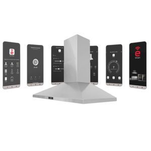 Coifa de Parede Evol Ômega Smart 125Cm Inox 220V SV198F-49