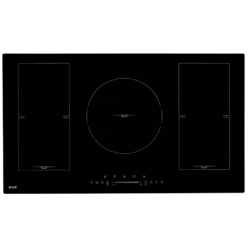 Cooktop-de-Inducao-Evol-Smart-5-Queimadores-90Cm-Preto-220V-ECTID5QM2A-Cook-Eletroraro