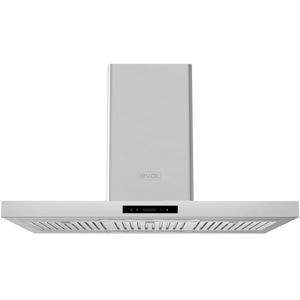Coifa de Ilha Evol Delta Smart 90Cm Inox 220V ECFEI0902A